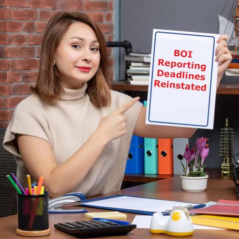 BOI Reporting Deadlines Reinstated